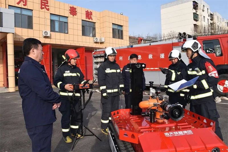 “新戰(zhàn)友”入列，使命必達(dá)， 北京凌天智能助力東營油田消防隊