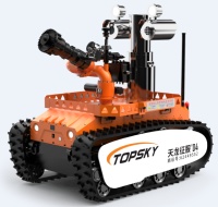 防爆消防滅火偵察機器人 （ 輕型，第10代）（360度云臺版本）